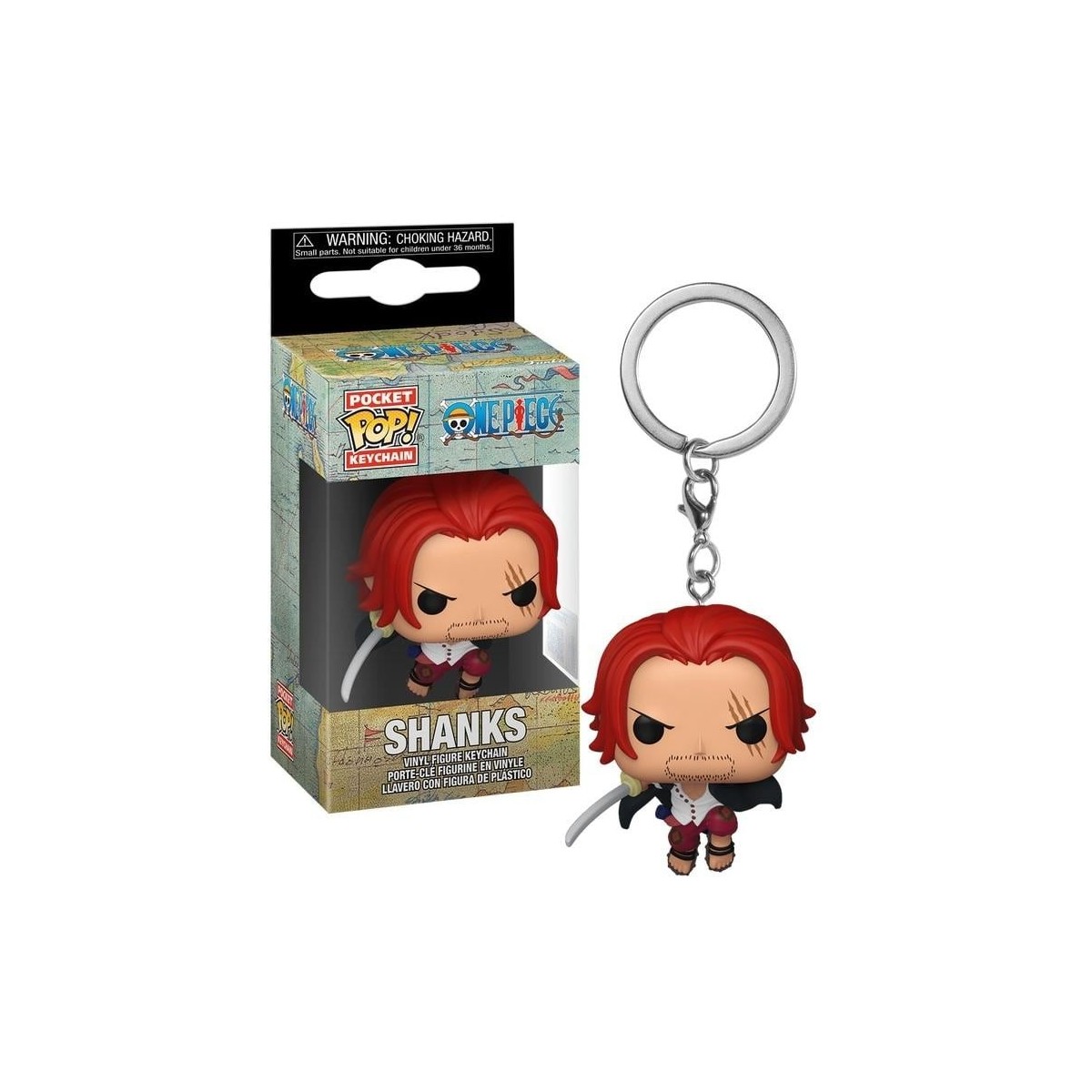 ONE PIECE - Pocket Pop Keychains - Shanks