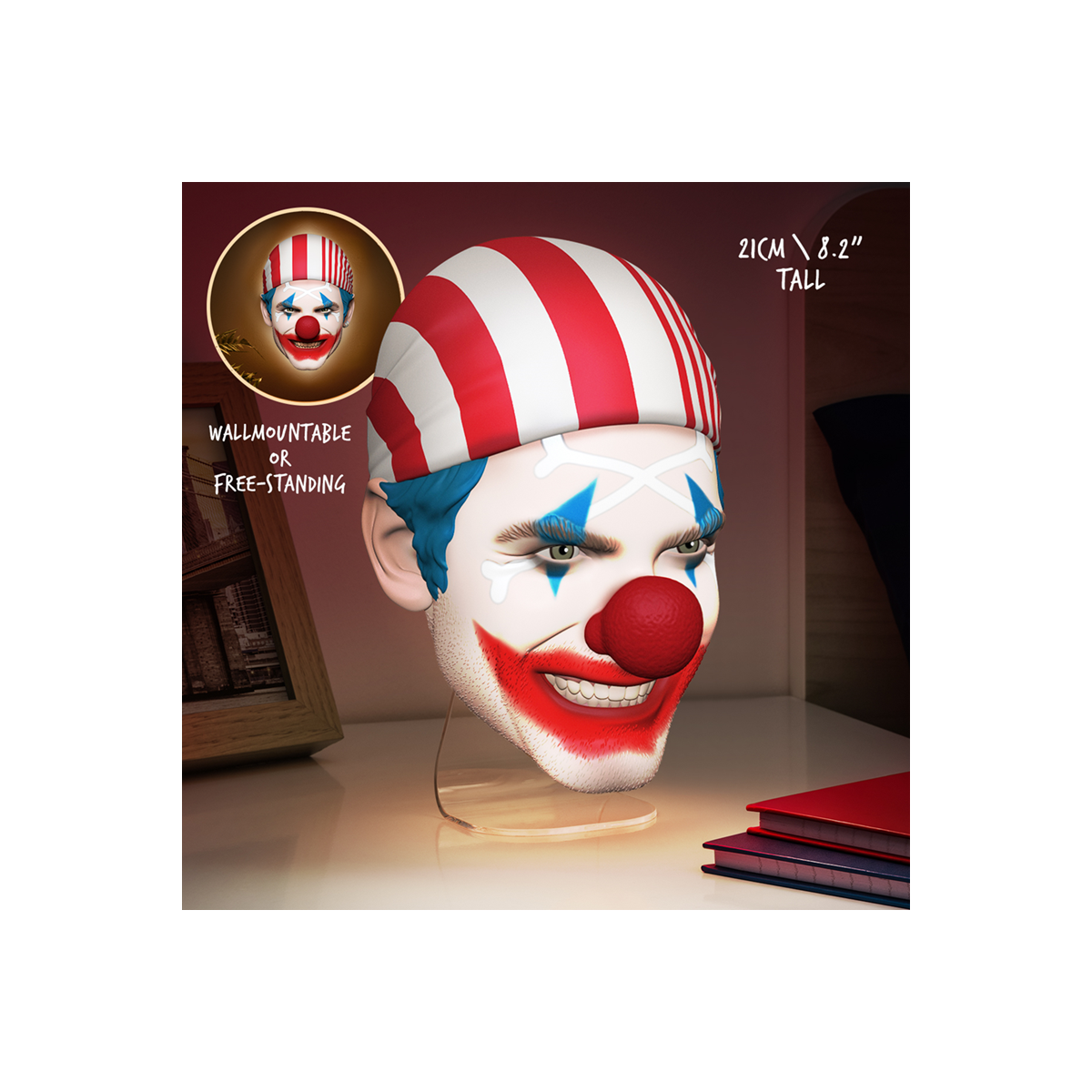 ONE PIECE NETFLIX - Buggy - Lampe Masque 19cm