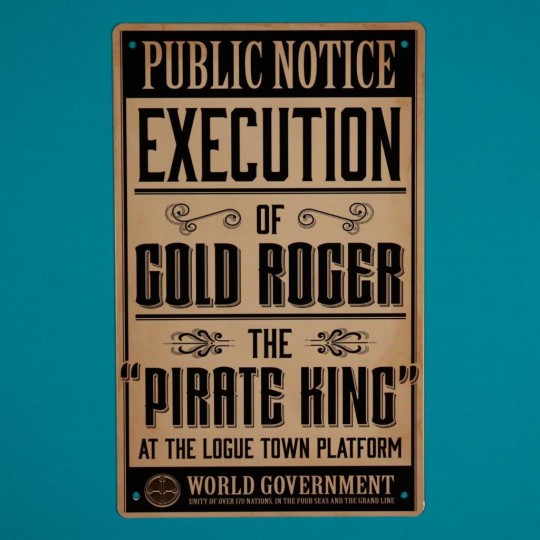 ONE PIECE NETFLIX - Set de 3 Plaques en Métal