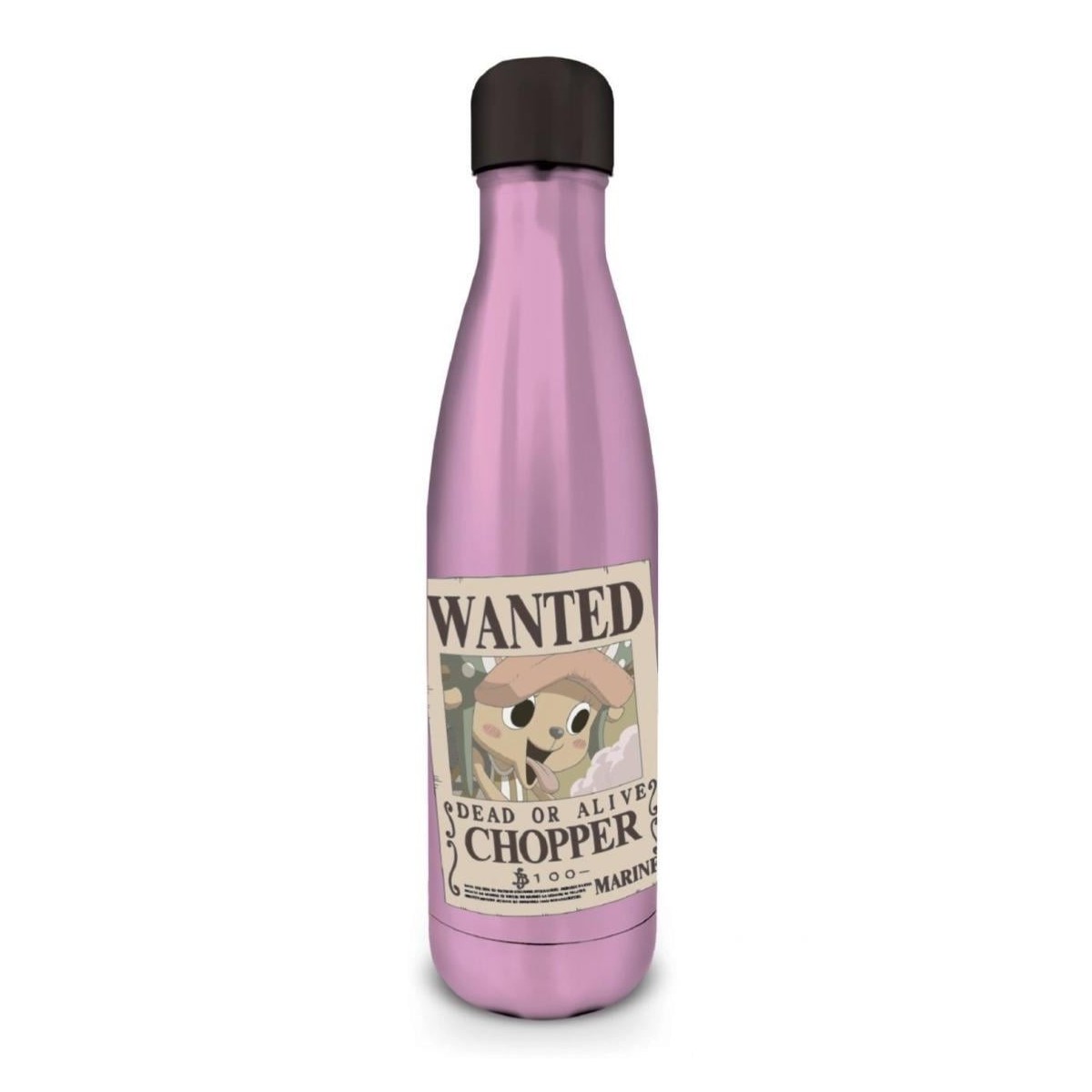 ONE PIECE - Chopper Wanted - Bouteille en métal - 540 ml
