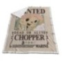 ONE PIECE - Couverture Sherpa 130x170cm - Chopper "Dead or Alive"