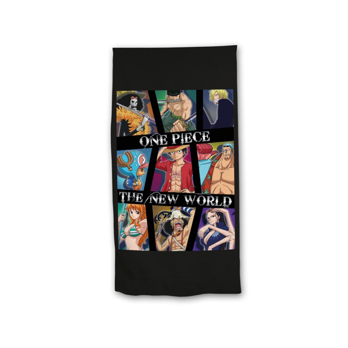 ONE PIECE - The New World - Serviette de Plage 100% Polyester 70x140cm