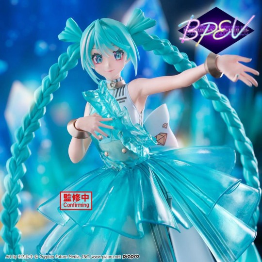 HATSUNE MIKU - Emerald Gem - Figurine Clearluxe 28 cm