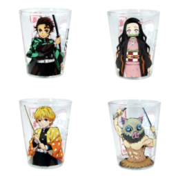 DEMON SLAYER - Groupe - 4 Verres à Shot 57ml