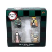 DEMON SLAYER - Groupe - 4 Verres à Shot 57ml