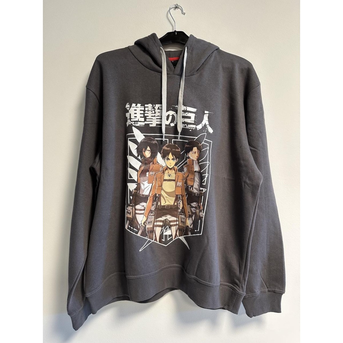 ATTACK ON TITAN - Sweat Capuche TRIO Grey (XXL)