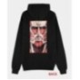 ATTACK ON TITAN - Colossus Titan - Pull à Capuche Zipper Homme (XL)