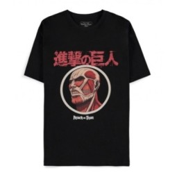 ATTACK ON TITAN - Colossus Titan - T-Shirt Homme (2XL)