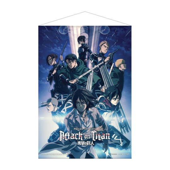 ATTACK ON TITAN : THE FINAL SEASON - Visual 2 - Wallscroll 50X70cm