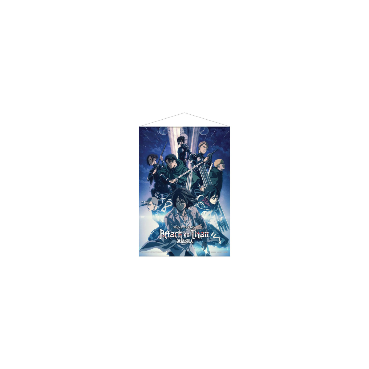 ATTACK ON TITAN : THE FINAL SEASON - Visual 2 - Wallscroll 50X70cm