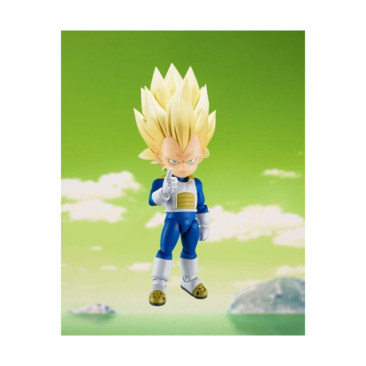 DRAGON BALL DAIMA - Super Saiyan 3 Mini Vegeta -Fig. S.H. Figuarts 8cm
