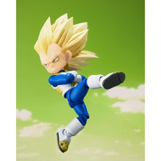 DRAGON BALL DAIMA - Super Saiyan 3 Mini Vegeta -Fig. S.H. Figuarts 8cm