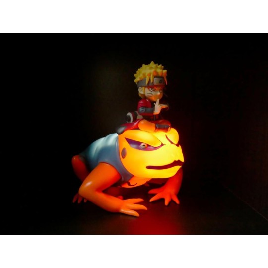 NARUTO & GAMAKISHI - Figurine Lumineuse - 20 cm