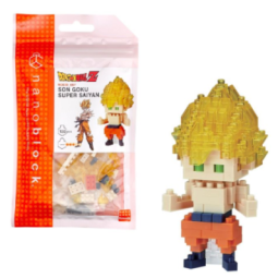 DRAGON BALL - Son Goku Super Saiyan - Figurine Nanoblock 10cm