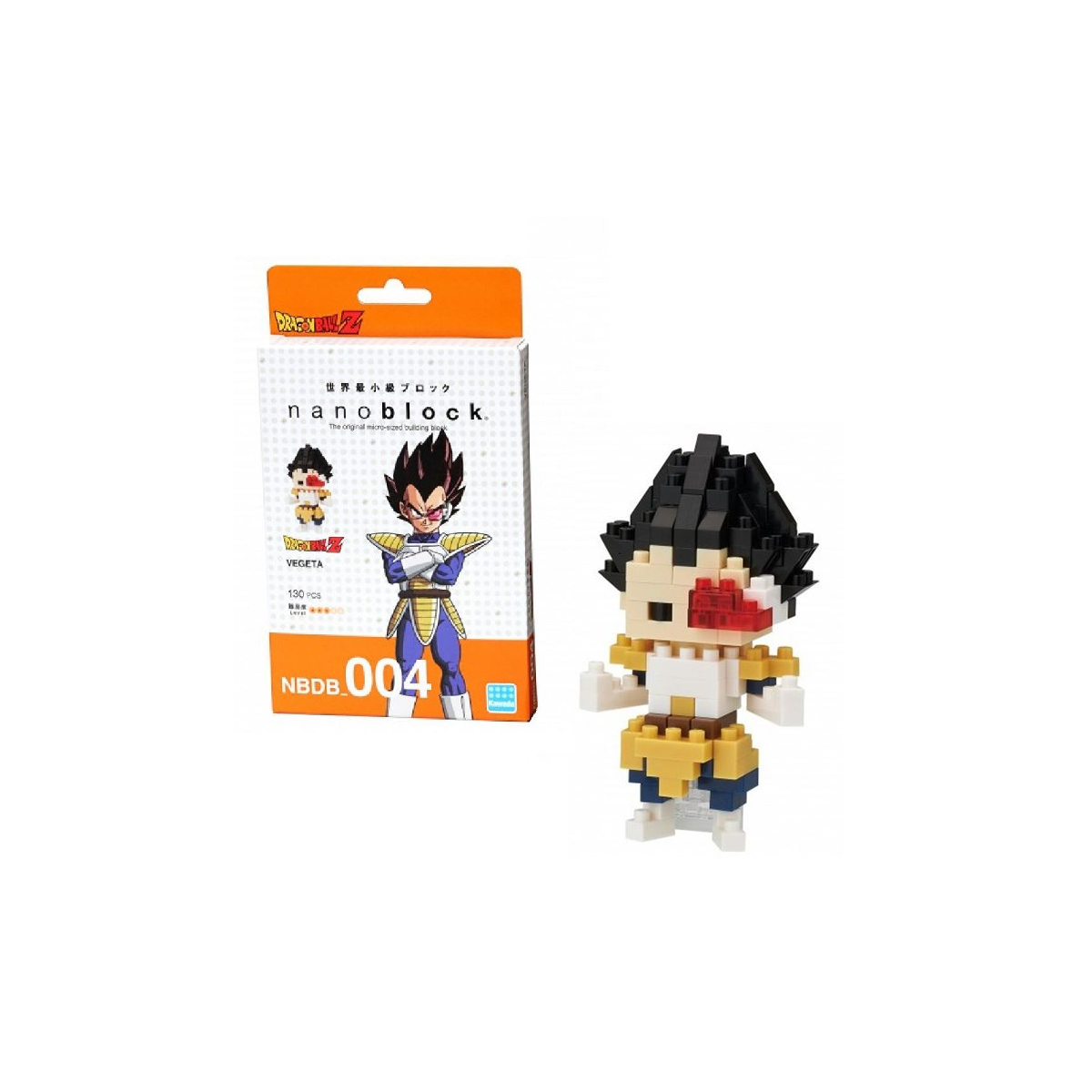 DRAGON BALL - Vegeta - Figurine Nanoblock 10cm