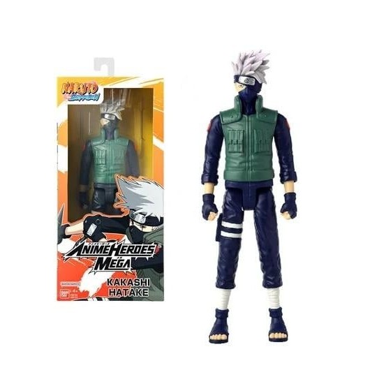 NARUTO - Kakashi - Figurine Anime Heroes Mega 30cm
