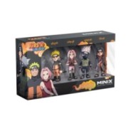 NARUTO SHIPPUDEN - Naruto, Kakashi, Itachi, .. - Pack 4 Fig. Minix 7cm