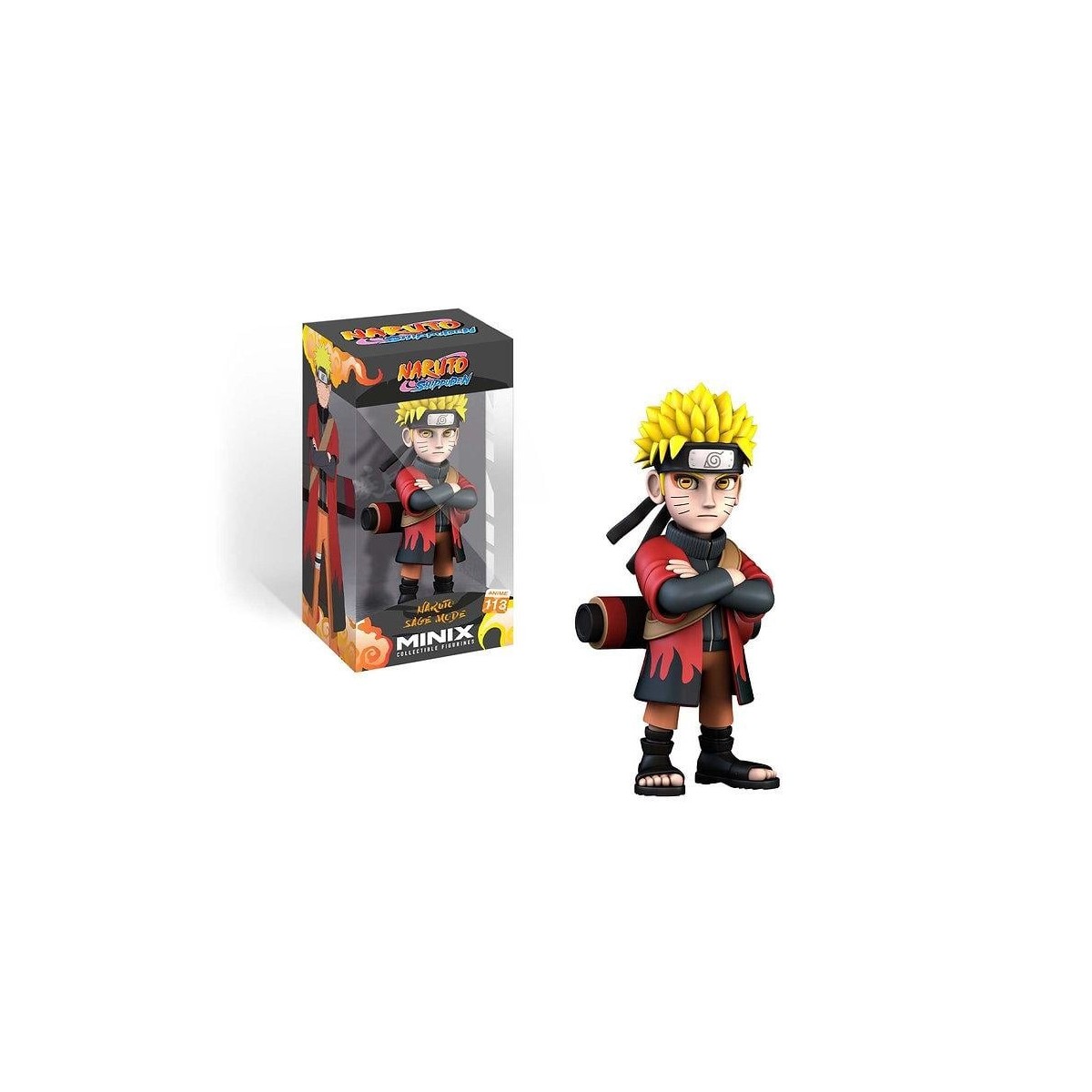 NARUTO - Naruto avec cape - Figurine Minix # 12cm