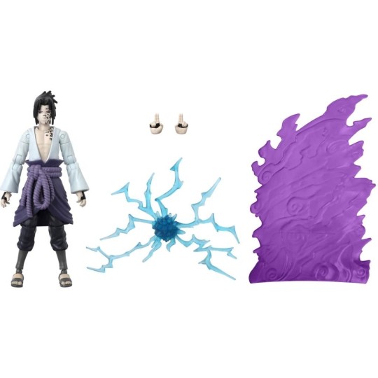 NARUTO - Sasuke avec effet transf. - Figurine Anime Heroes Beyond 17cm