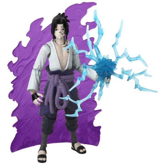 NARUTO - Sasuke avec effet transf. - Figurine Anime Heroes Beyond 17cm