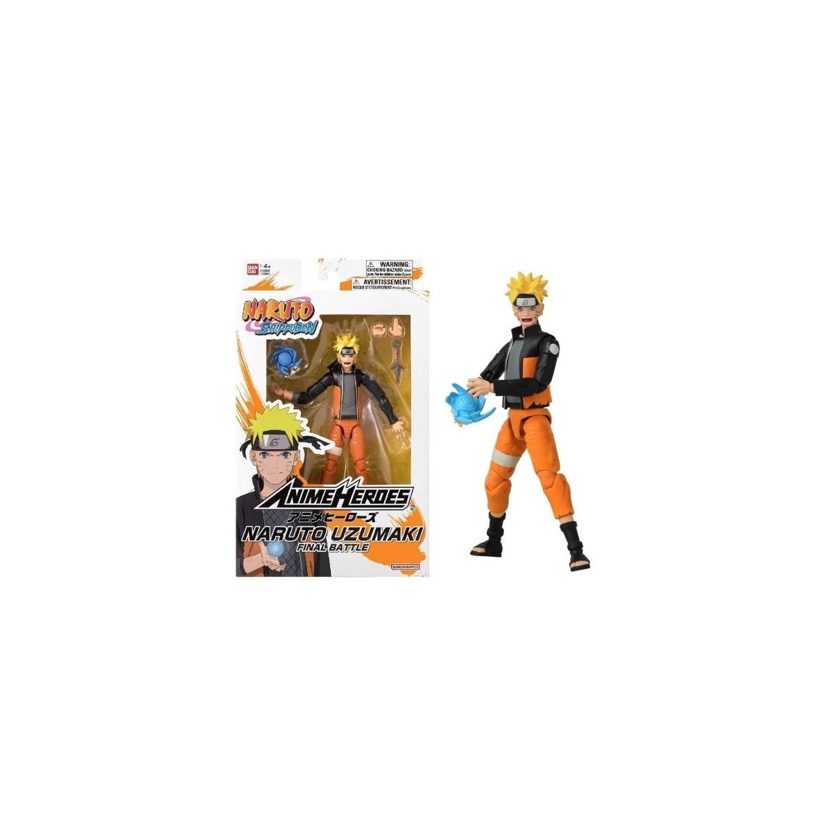 NARUTO - Naruto "Final Battle" - Figurine Anime Heroes 17cm