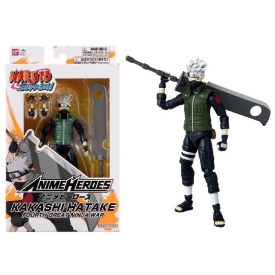 NARUTO -Kakasi Fourth Great Ninja War 8th Wave -Fig. Anime Heroes 17cm