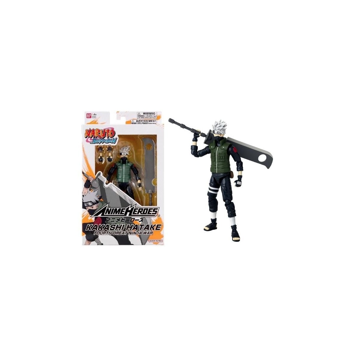 NARUTO -Kakasi Fourth Great Ninja War 8th Wave -Fig. Anime Heroes 17cm