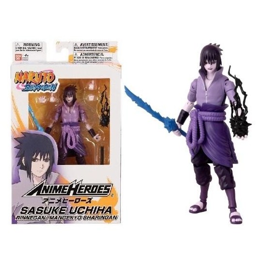 NARUTO - Uchiha Sasuke Rinnegan "7th Wave" -Figurine Anime Heroes 17cm