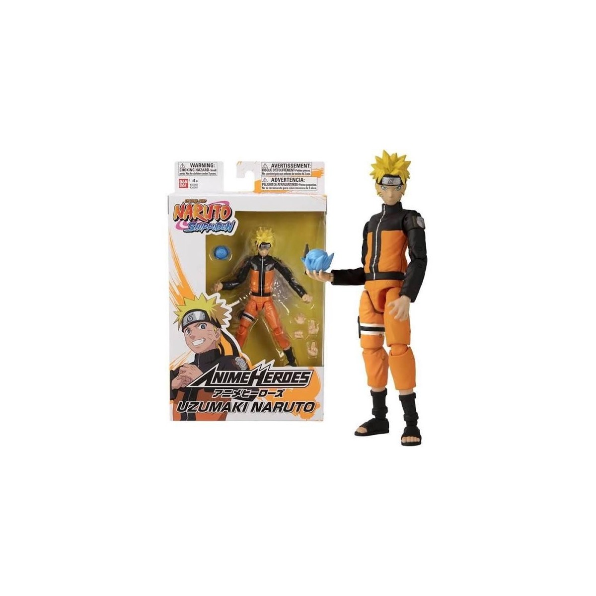 NARUTO - Uzumaki Naruto - Figurine Anime Heroes 17cm