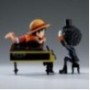 ONE PIECE - Luffy & Brook - Figurine WCF Log Stories 8cm