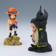 ONE PIECE - Ace VS Marshall D. Teach - Figurine WCF Log Stories 8cm