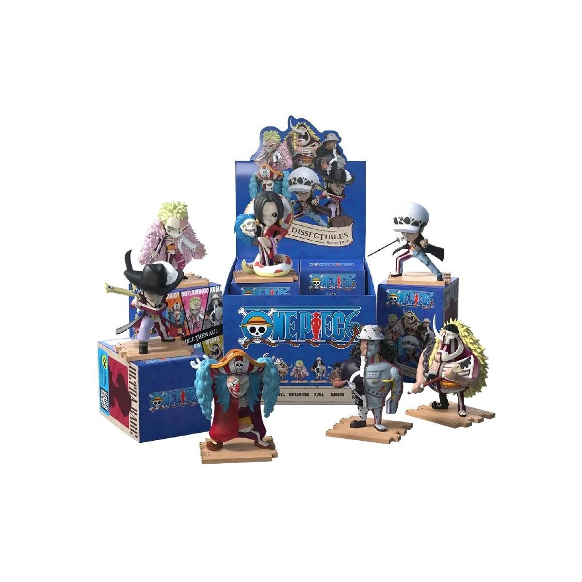 ONE PIECE - Warlord - Freeny's Hidden Dissectibles (Display 6 Fig.)