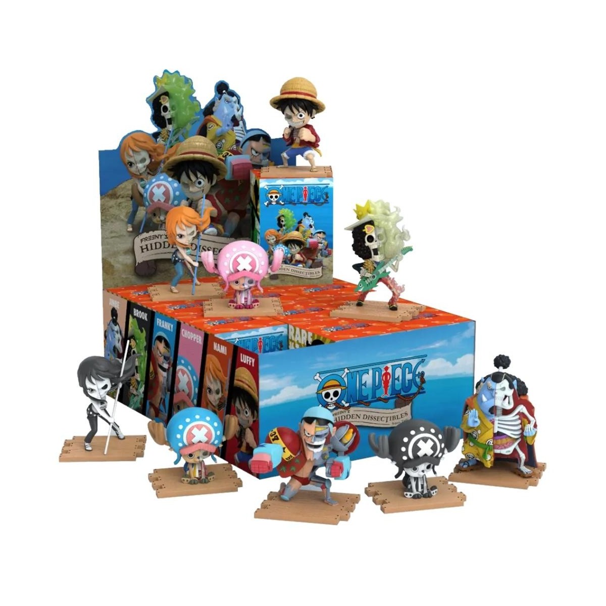 ONE PIECE - Series 2 - Freeny's Hidden Dissectibles (Display 12 Fig.)