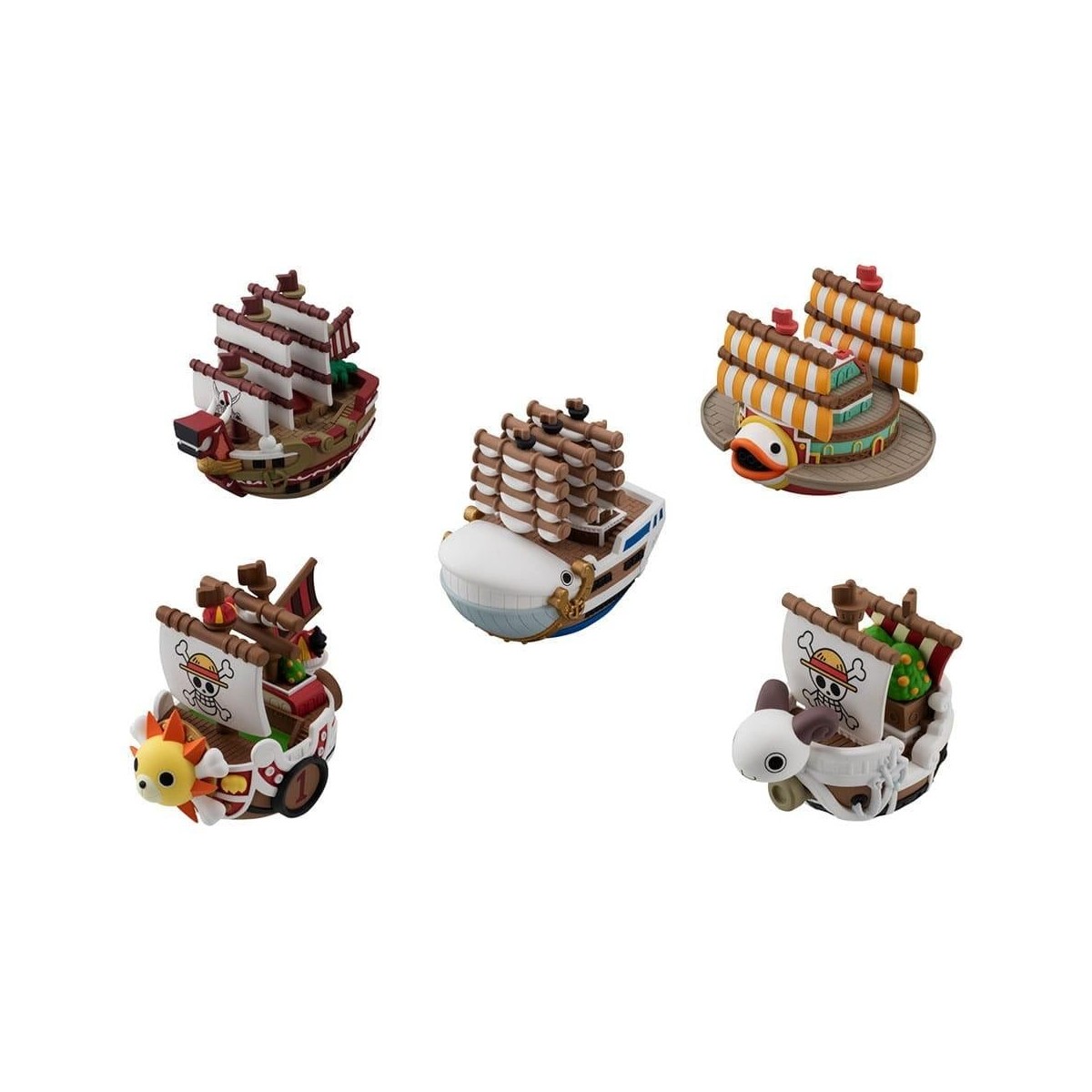 ONE PIECE - Yuracolle Grand Line - Assortiment 6 Mini-Figurines 6cm