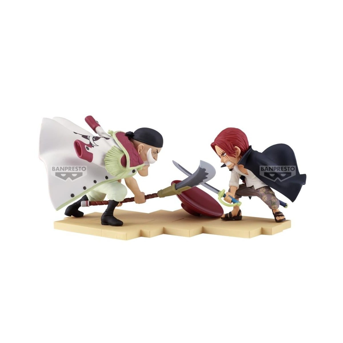 ONE PIECE - Edward Newgate VS Shanks - Figurine WCF Log Stories 13cm