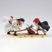 ONE PIECE - Edward Newgate VS Shanks - Figurine WCF Log Stories 13cm