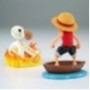 ONE PIECE - Luffy & Going Merry - WCF Log Stories Figurine 8cm