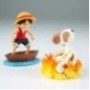 ONE PIECE - Luffy & Going Merry - WCF Log Stories Figurine 8cm