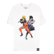 NARUTO SHIPPUDEN - Sasuke & Naruto  - T-Shirt Homme (L)