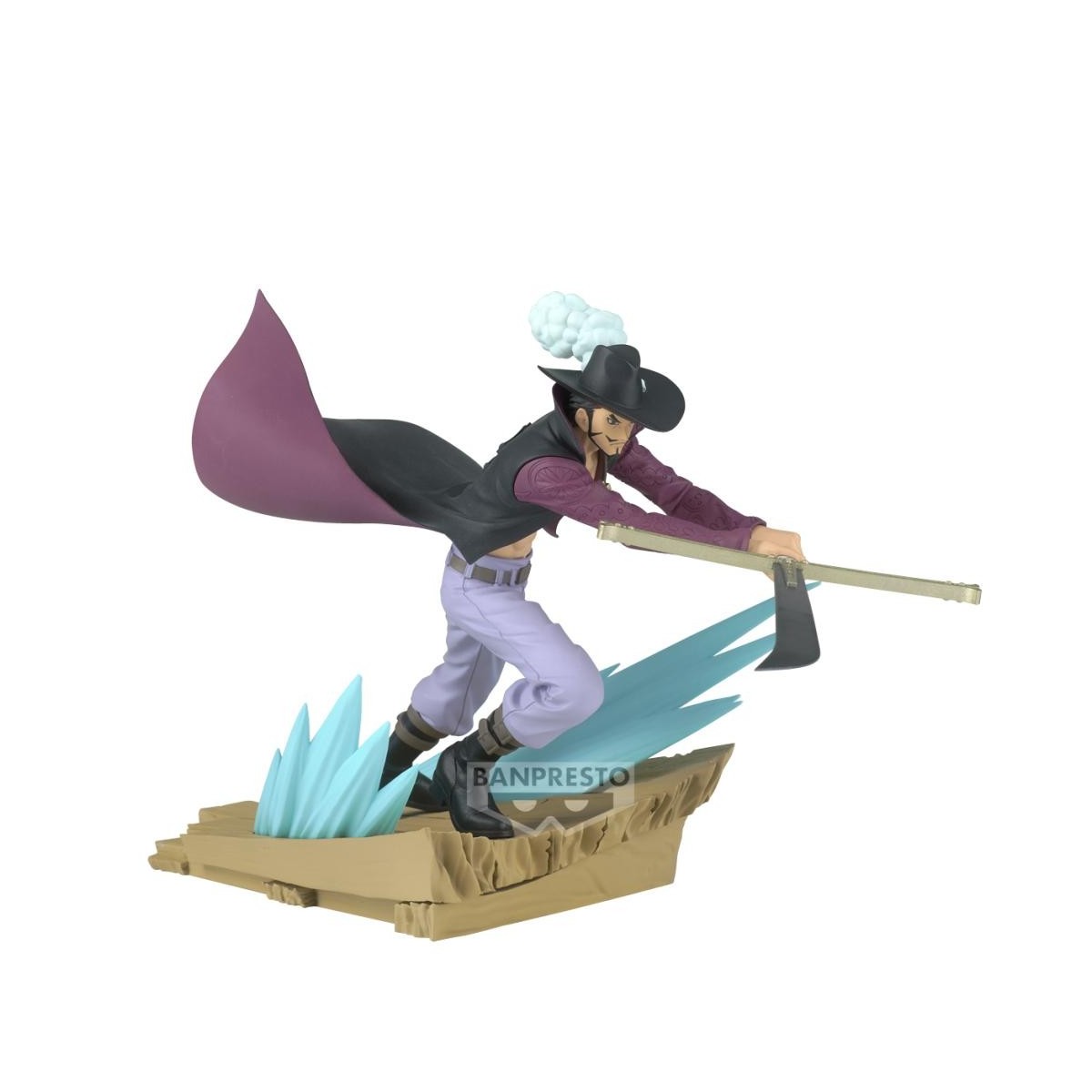 ONE PIECE - Dracule Mihawk - Figurine Senkozekkei 2/2 12cm