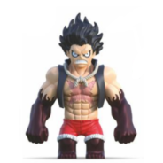 ONE PIECE - Luffy "Snakeman" - Figurine Elastikorps 23cm