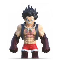 ONE PIECE - Luffy "Snakeman" - Figurine Elastikorps 23cm