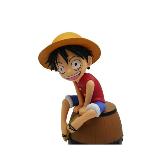 ONE PIECE - Luffy sur Tonneau - Figurine Lumineuse - 27 cm