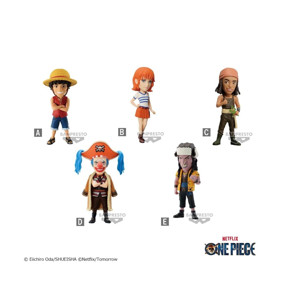 ONE PIECE NETFLIX - WCF Vol.1 - Assortiments 12 Figurine 7cm