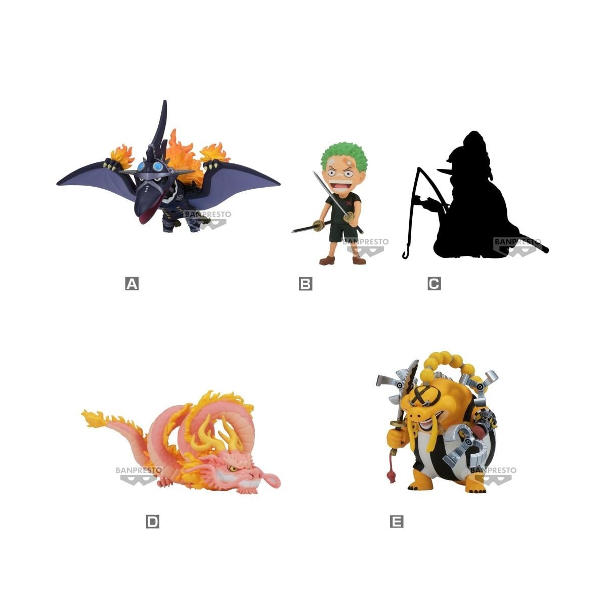 ONE PIECE - WCF Wanokuni Onigashima 10 - Assortiments 12 Figurine 7cm