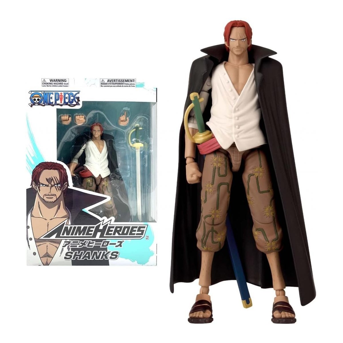 ONE PIECE - Shanks - Figurine Anime Heroes 17cm