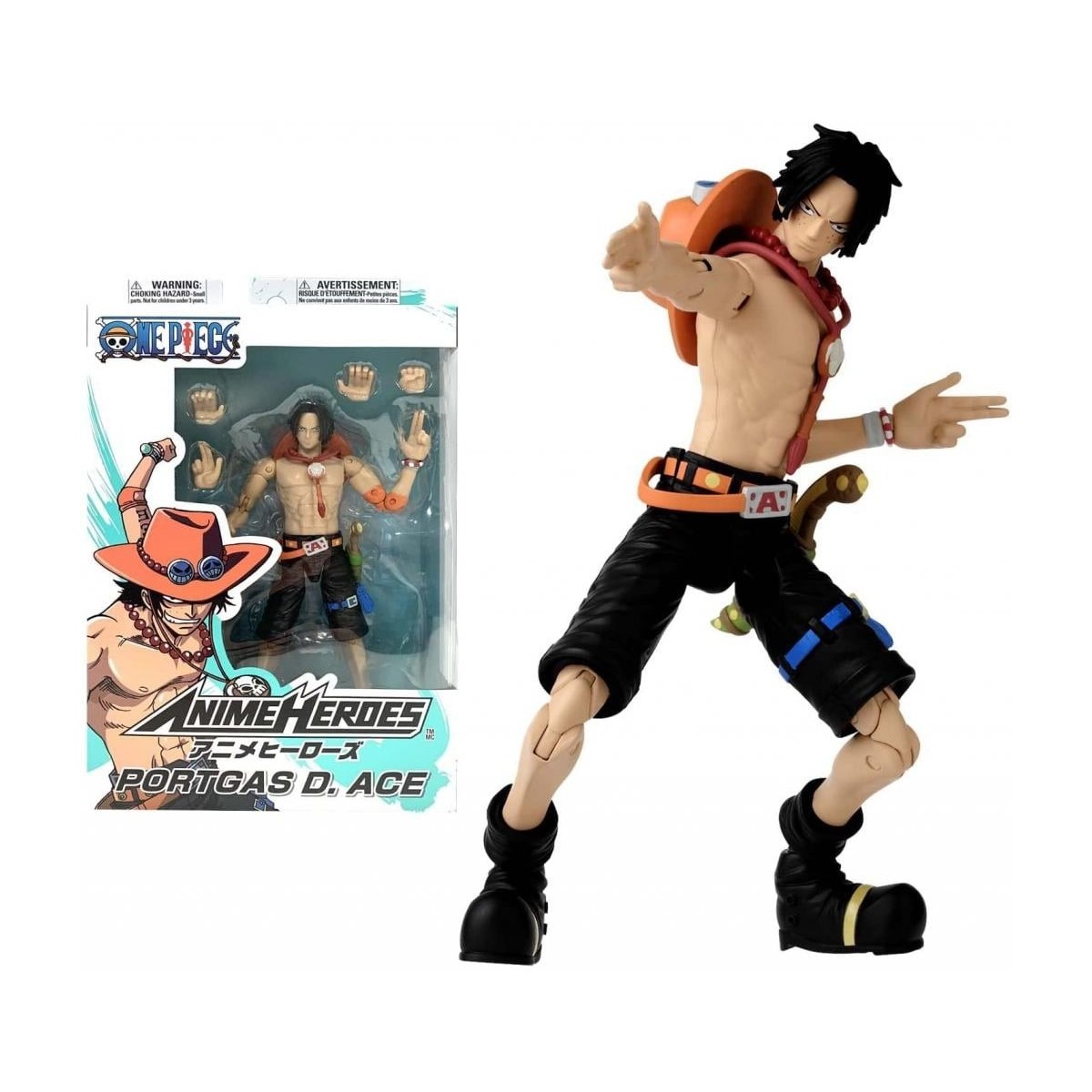 ONE PIECE - Portgas D.Ace - Figurine Anime Heroes 17cm