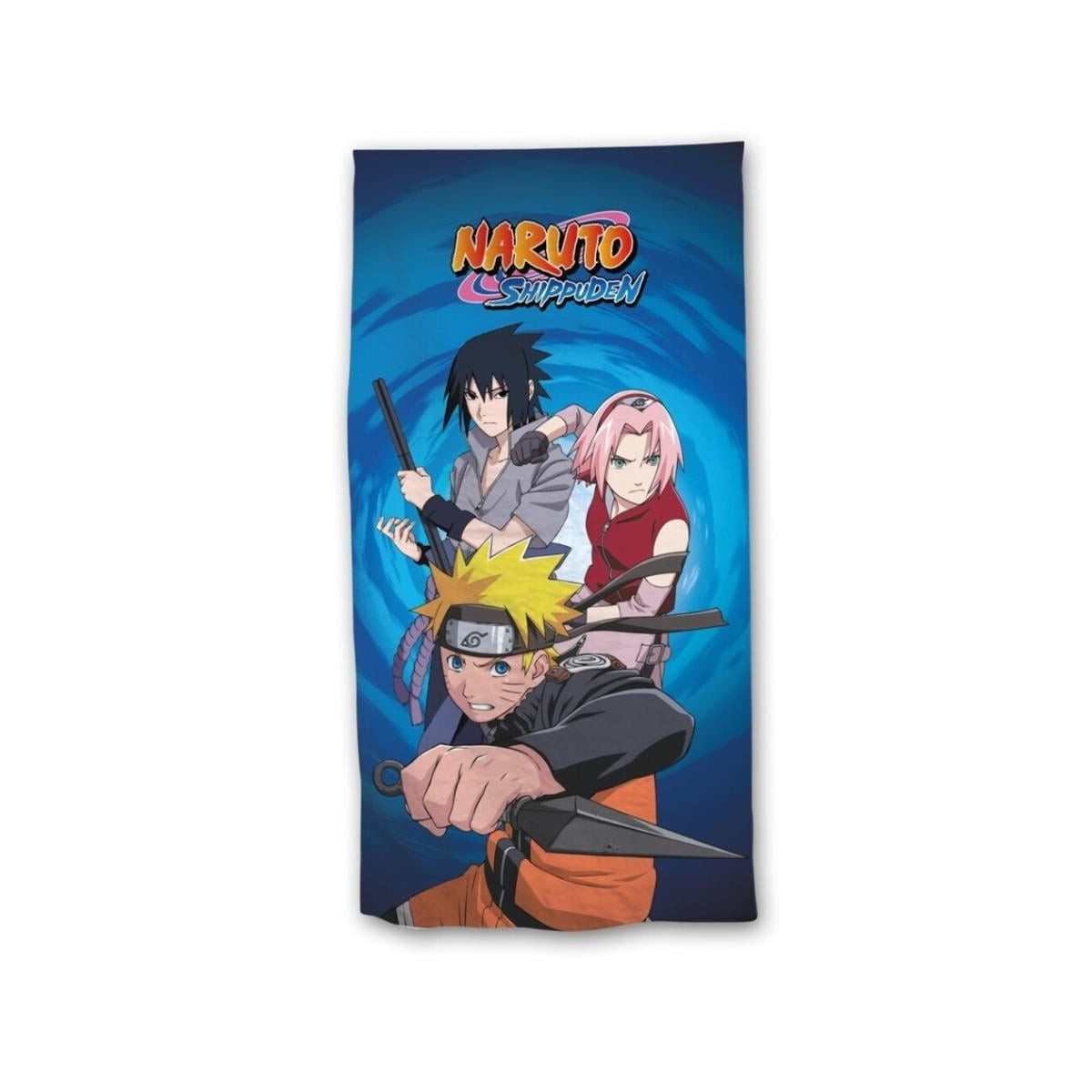 NARUTO SHIPPUDEN - Naruto, Sakura, Sasuke -Serviette de Plage 70x140cm