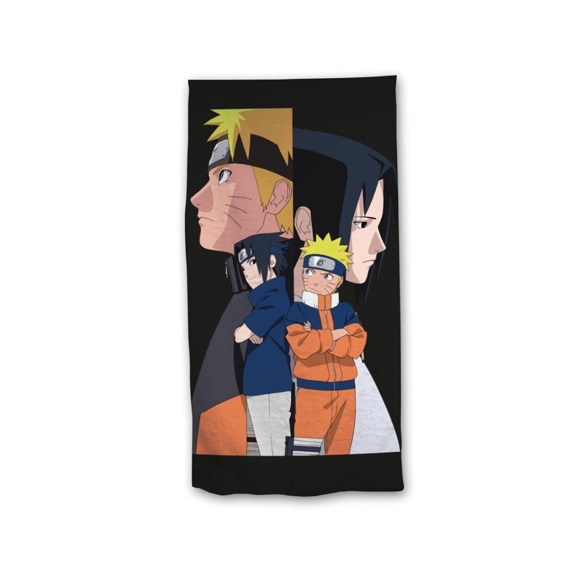 NARUTO - Naruto & Sasuke - Serviette de Plage 70x140cm