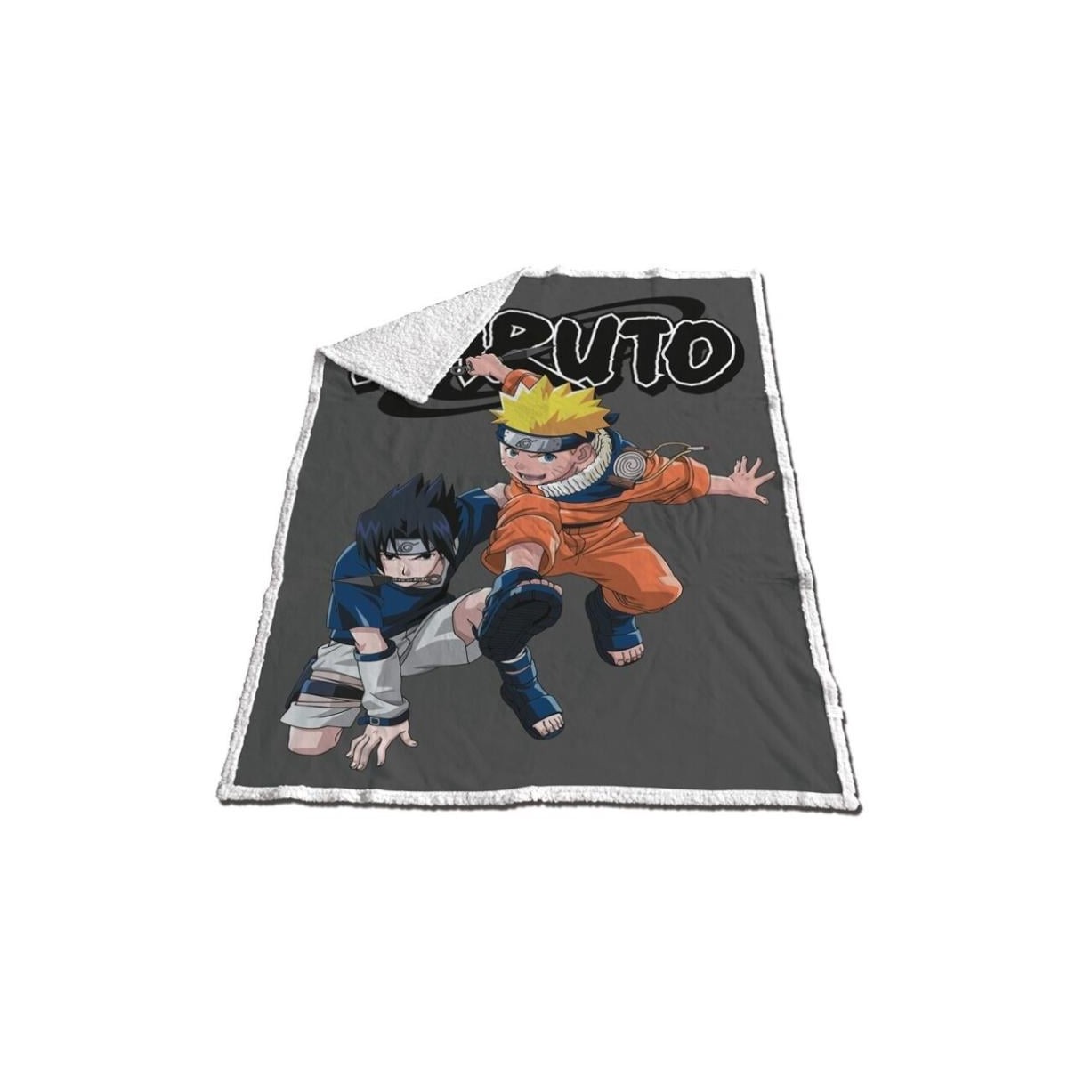 NARUTO - Couverture Sherpa 120x150cm - Naruto & Sasuke